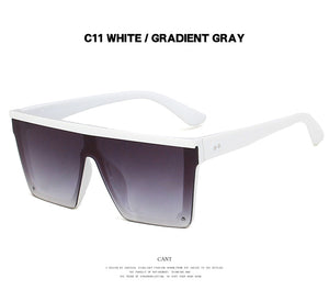 Square Big Frame Mirror Sunglasses **UV400 (13 different colors available)