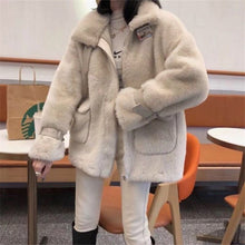 Load image into Gallery viewer, Faux Rabbit Fur Parka
