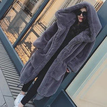 Load image into Gallery viewer, Oversized Faux Fur Parka Long Warm Loose Winter Coat
