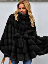 Load image into Gallery viewer, Faux Fur Batwings Fluffy Overcoat

