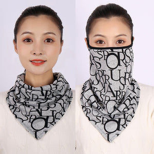 Warm Cotton Neck Scarves & Masks