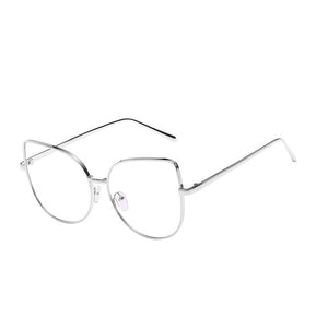Vintage Cat Eye Metal Frame Sunglasses **UV400 Protection