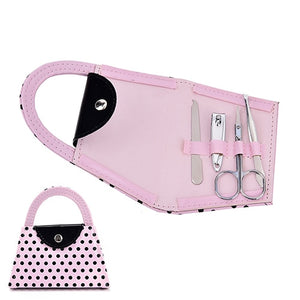 Dot Purse Manicure Pedicure Tool Kits