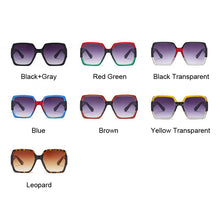 Load image into Gallery viewer, Over Sized Vintage Square Sunglasses
